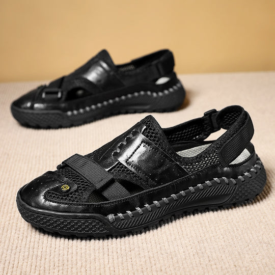 Damen Sportliche Aqua-Sandalen mit atmungsaktiver Obermaterialstruktur und rutschfester Sohle EB