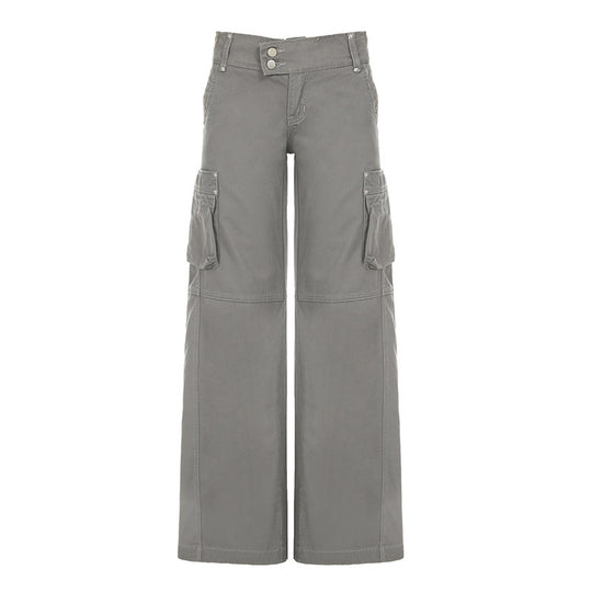 Damen Cargo-Hose mit weitem Schnitt und praktischen Seitentaschen EB
