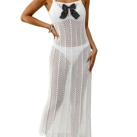 Damen transparenter Strandsarong mit elegantem Design EB