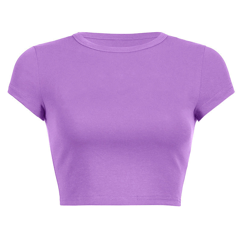 Damen Figurbetontes Crop-Top EB