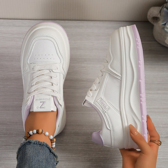 Damen Sportliche Sneaker mit dämpfender Laufsohle und modischem Design EB