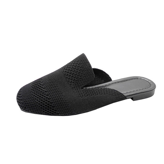 Damen Komfortable Mules aus atmungsaktivem Netzmaterial EB