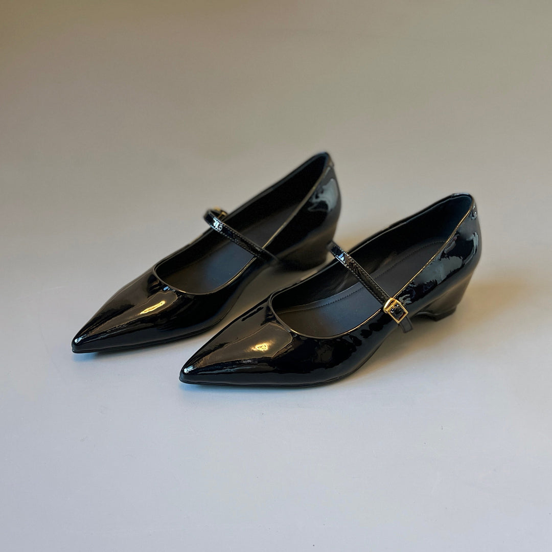 Damen Mary Jane Pumps mit schickem Riemchen EB