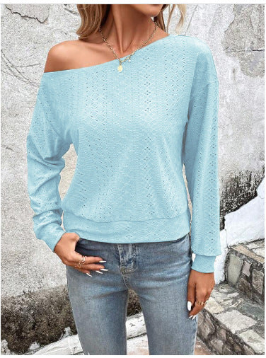 Damen Komfortables und stilvolles asymmetrisches Sweatshirt EB
