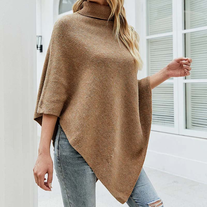 EB | Einfarbiger Strickpullover Für Elegante Outfits