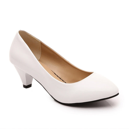 Damen klassische Pumps mit elegantem Absatz EB