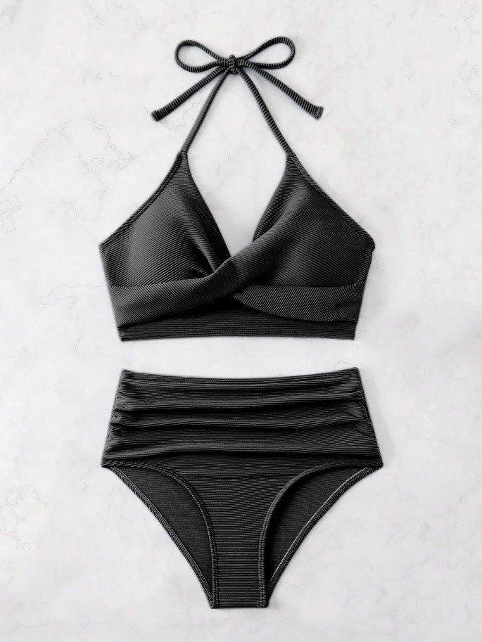 Damen Hochtailliertes Bikini-Set EB