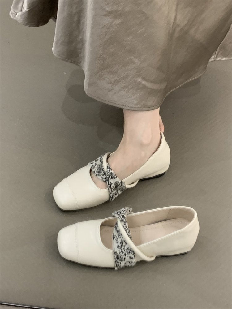 Damen elegante Slipper mit modischer Schnalle und komfortabler Sohle EB