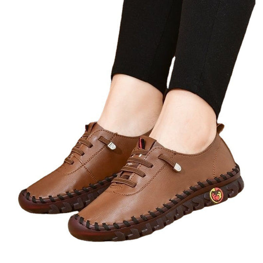 Damen nan flexible faltbare Freizeitsneaker mit stoßdämpfender Profilsohle EB