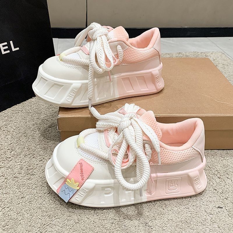Damen Sportliche Sneakers mit verspieltem Design und atemberaubender Sohle EB