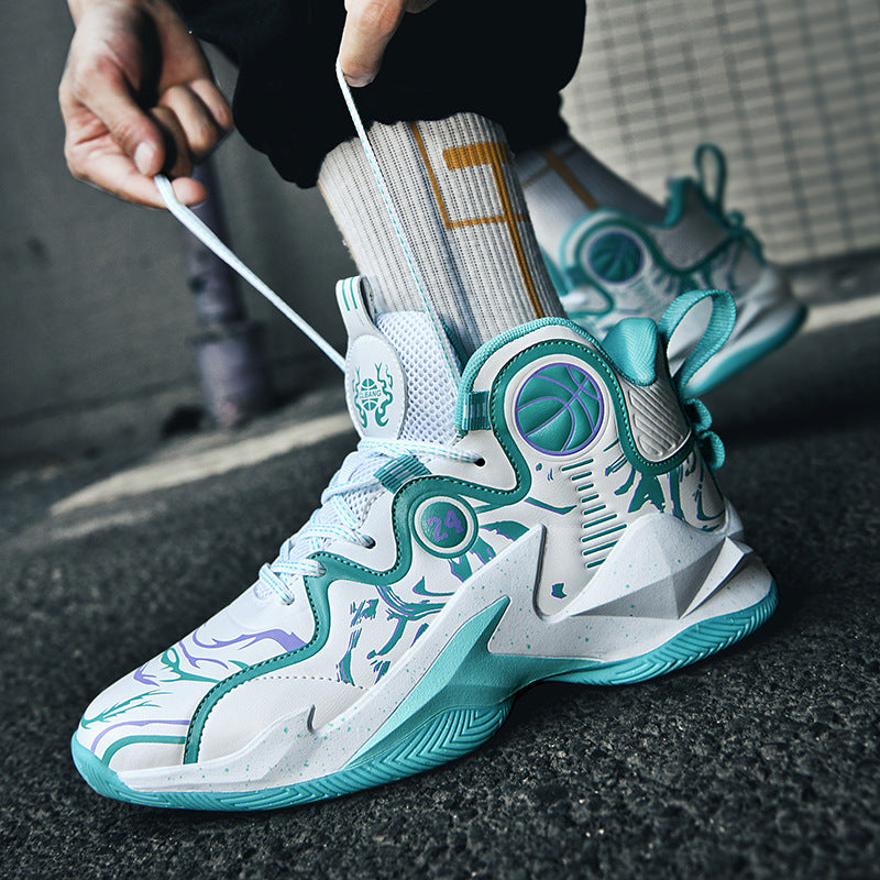 Damen Performance Basketball-Sneaker mit atmungsaktiven Mesh-Einsätzen und innovativer Dämpfungstechnologie EB