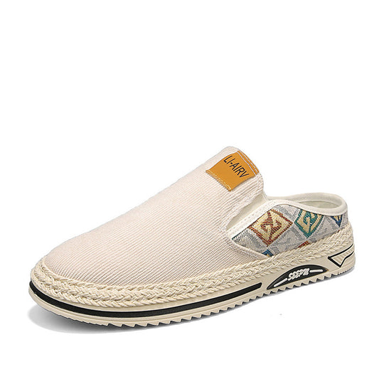 Damen Slip-On Freizeitschuhe mit modernem Ethno-Design EB
