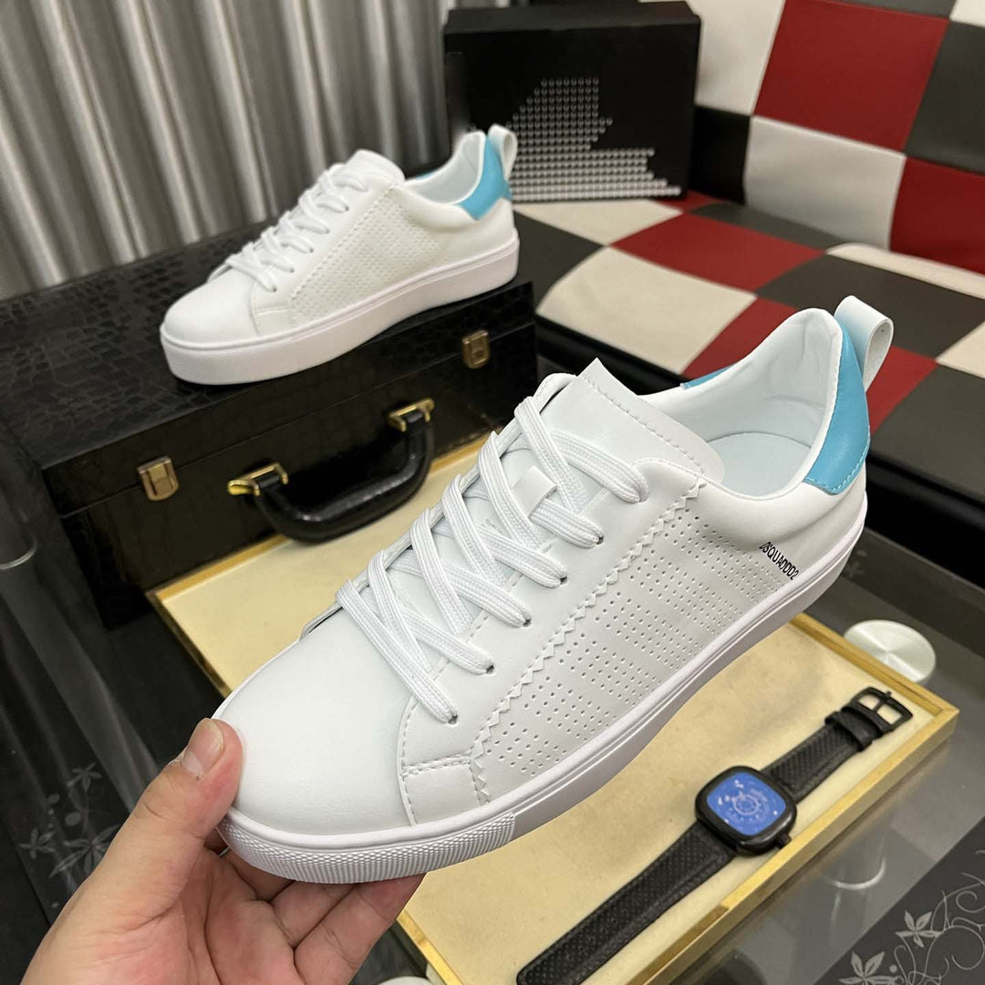 Damen sportliche Sneaker mit atmungsaktiver Oberflächenstruktur und rutschfester Sohle EB