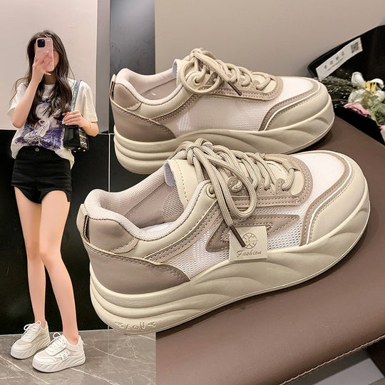 Damen Sportliche Sneakers mit innovativem Mesh-Design und dämpfender Sohle EB
