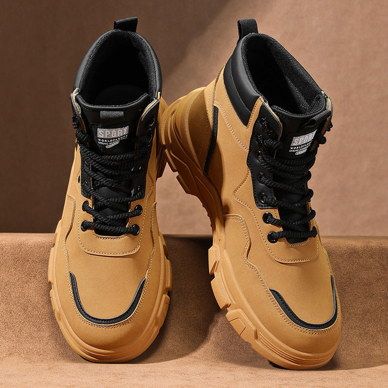 Damen modische Winterstiefel mit rutschfester Sohle und hoher Knöchelhöhe EB