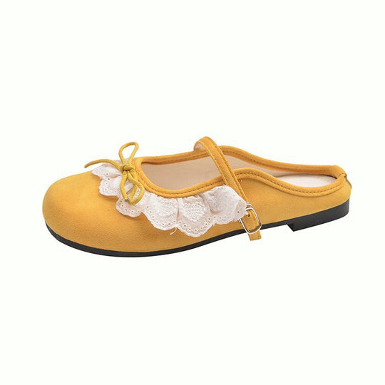 Damen Mokassins mit dekorativem Riemchen und rutschfester Sohle EB
