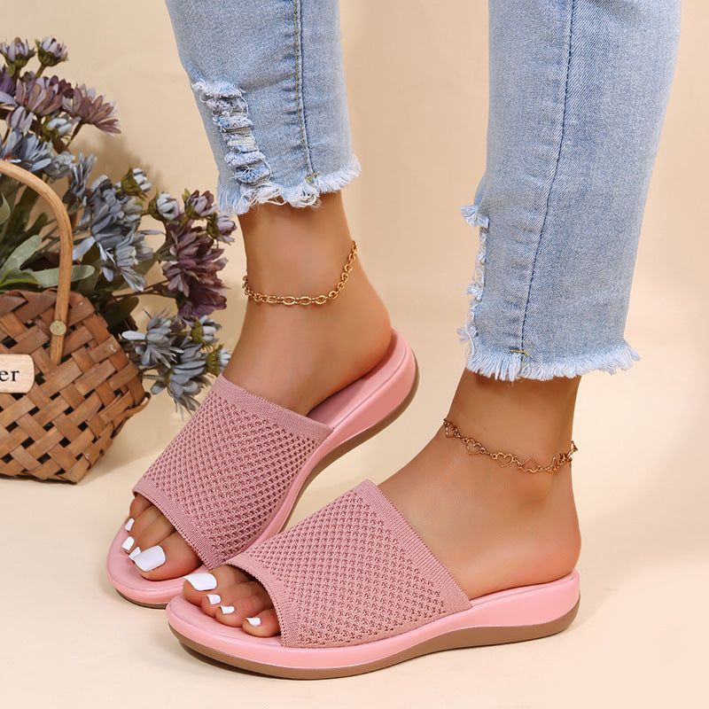 Damen Bequeme und atmungsaktive Hausschuhe EB