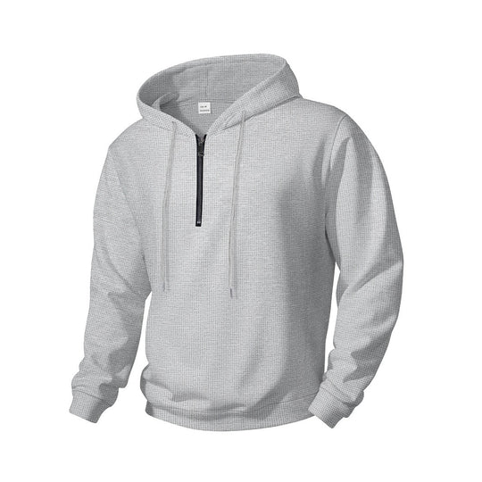 Herren Kapuzenpullover mit innovativem Reißverschluss und atmungsaktivem Material EB