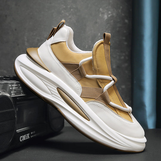 Damen Sportliche Sneakers mit elastischer Schnürsystem und atmungsaktiver Obermaterialkombination EB