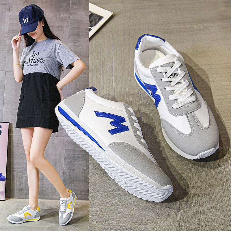 Damen Sportliche Sneaker mit atmungsaktivem Obermaterial und bequemer Dämpfung EB