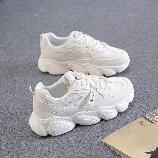 Damen Chunky Sneakers mit atmungsaktiver Mesh-Oberfläche und dämpfender Sohle EB