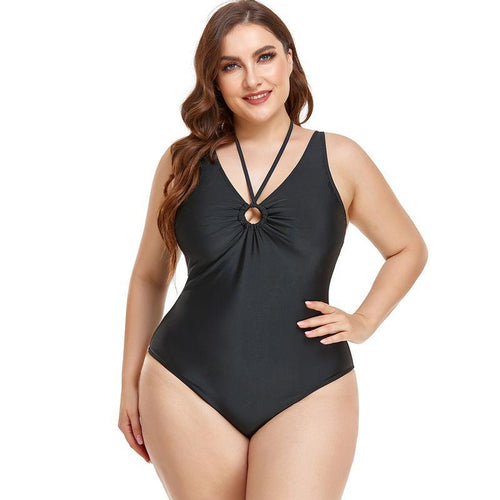 Damen Eleganter Einteiler mit raffiniertem Ringdetail EB