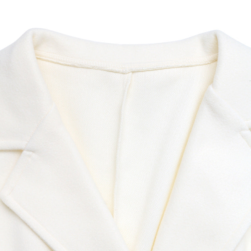 Damen modischer Wollmantel EB