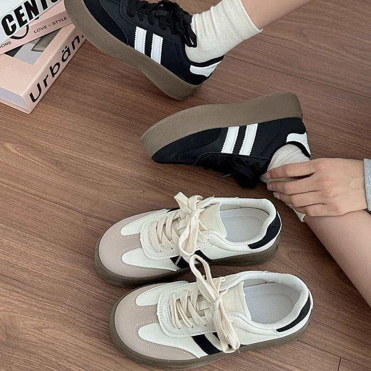 Damen Modische Freizeitsneaker mit dickem Profil EB