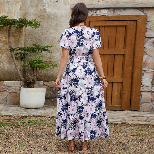 Damen Maxikleid mit floralem Druck EB