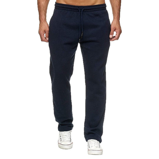 Herren nan gerade geschnittene Jogginghose mit innen angerautem Fleece, hohem Komfortbund und Kordelzug EB