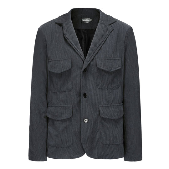 Herren leichte Cordjacke mit praktischen Taschen und modernem Design EB
