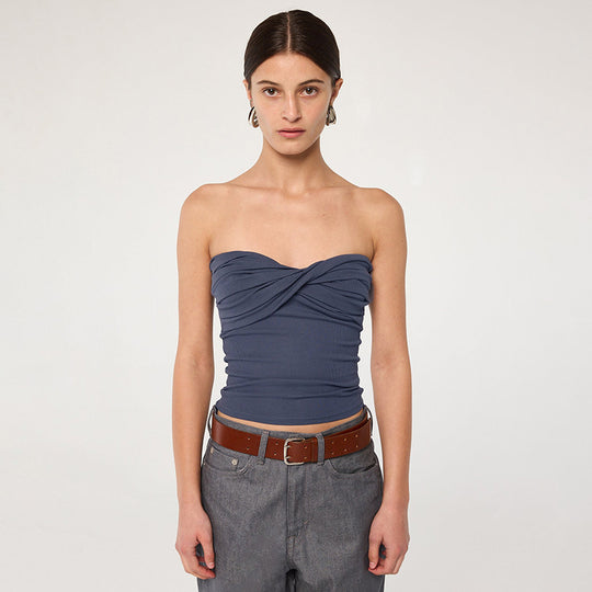 Damen Bandeau-Crop-Top EB
