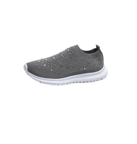 Damen Sneakers mit funkelnden Steinen EB