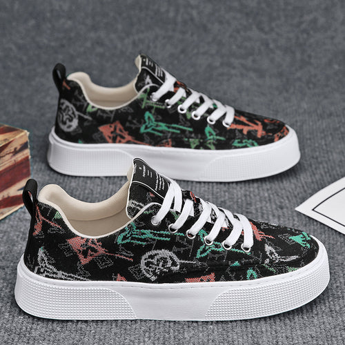 Damen Casual Sneaker mit einzigartigem Muster und stoßdämpfender Sohle EB