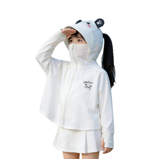 Jungen atmungsaktive Kapuzenjacke mit UV-Schutz EB