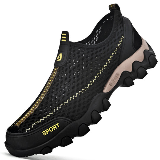 Damen Sportliche atmungsaktive Fitnessschuhe mit rutschfester Sohle EB