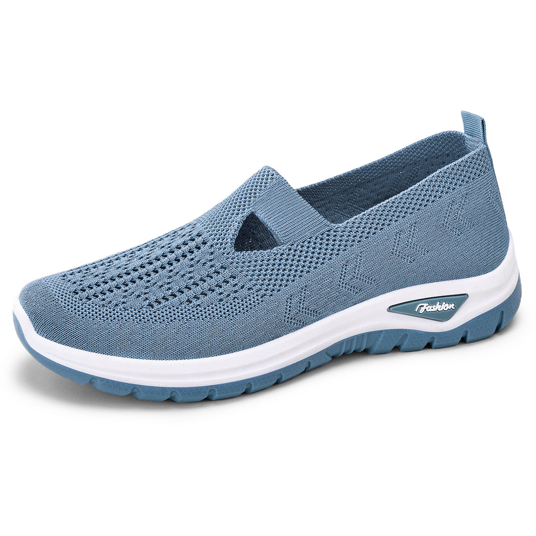 Damen Atmungsaktive Freizeit-Sneaker mit flexiblem Einstieg und rutschfester Sohle EB