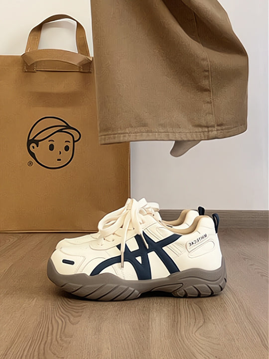 Damen Sportliche Sneakers mit dämpfender Sohle und flexiblem Obermaterial EB