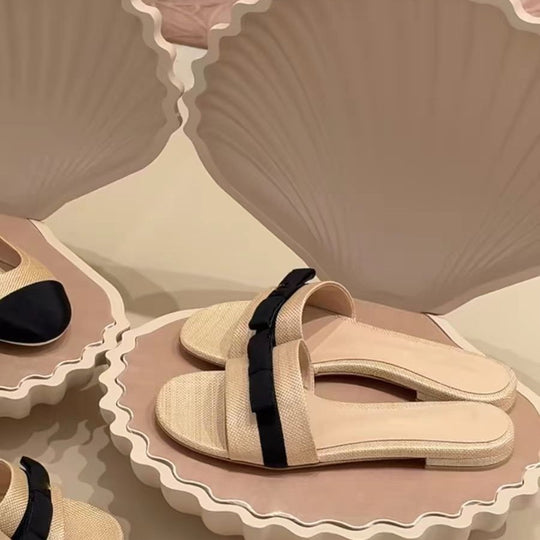 Damen Slides mit breitem Riemen und komfortabler Sohle EB
