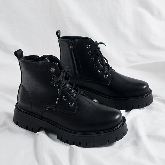Herren Robuste Schnürstiefel mit rutschfester Sohle und strapazierfähigem Obermaterial EB