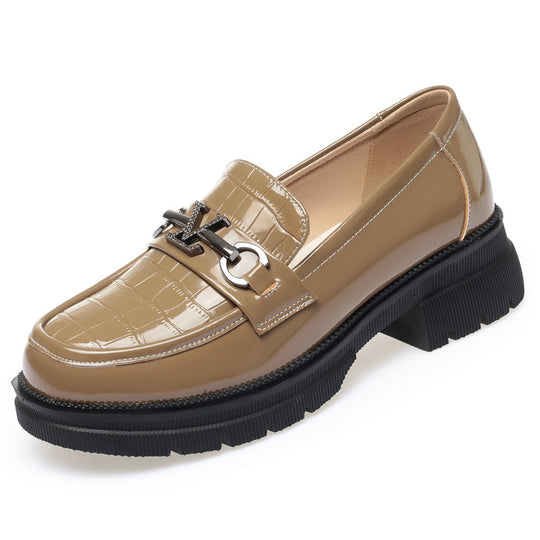 Damen Elegante Mokassins mit modischem Schmuckdetail EB