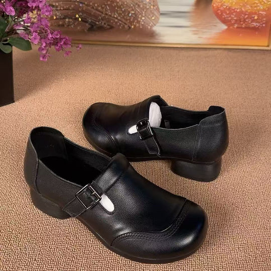 Damen Bequeme Clogs mit modischem Schnallen-Detail EB