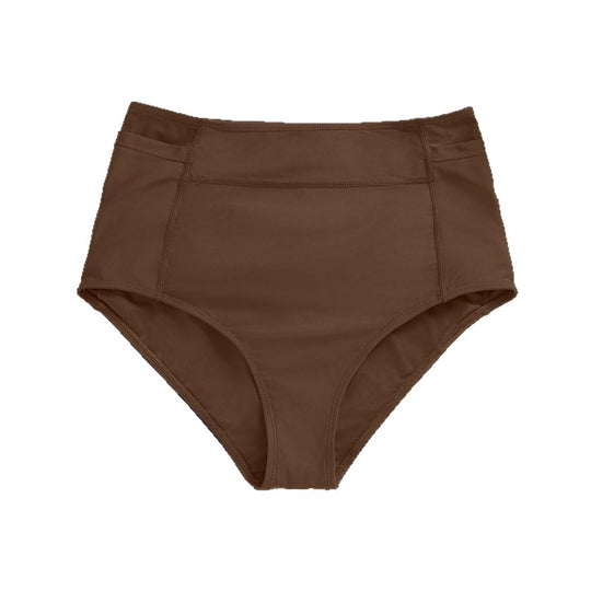 Damen Hochtaillierte Badeshorts EB