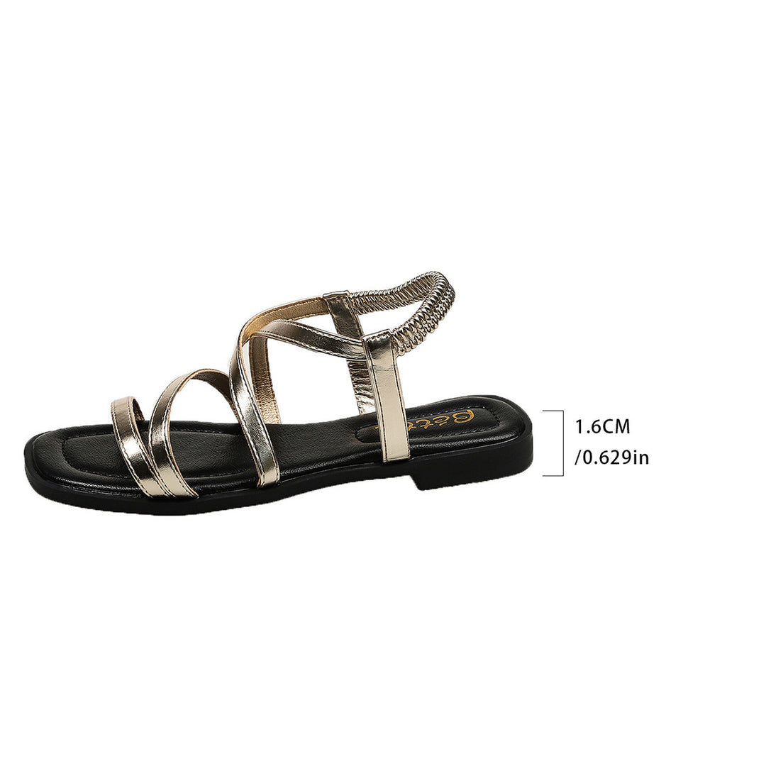 Damen Sportliche Riemensandalen mit modischen Zierdetails EB