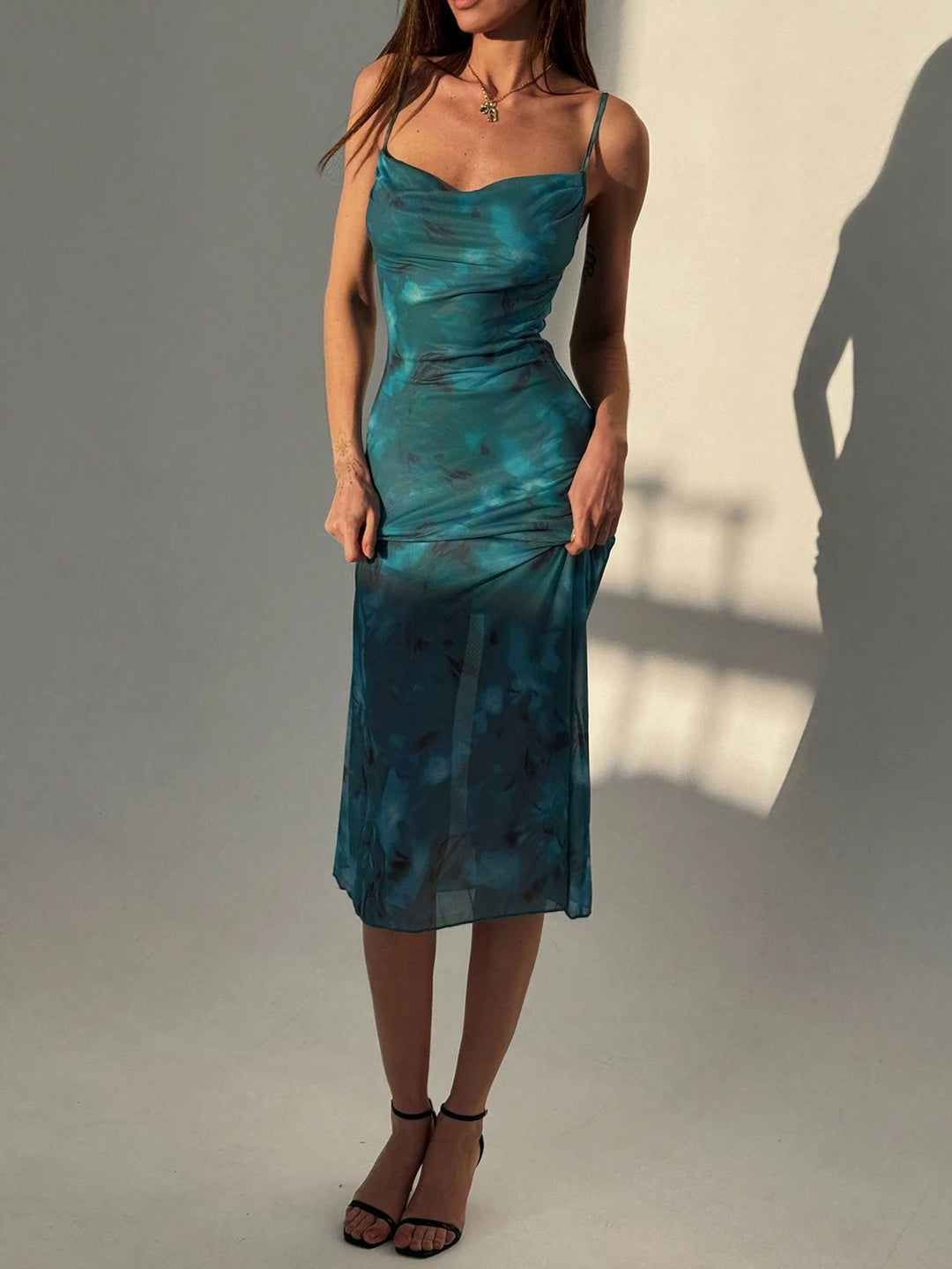 Damen Bodiescon Cocktailkleid EB