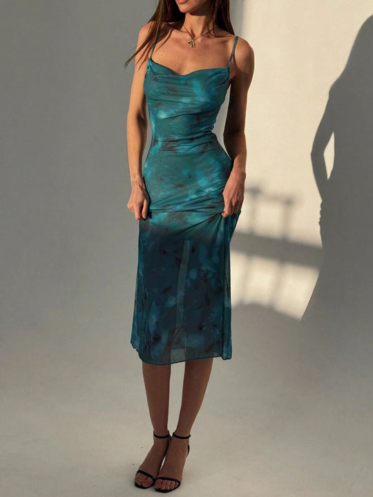 Damen Bodiescon Cocktailkleid EB
