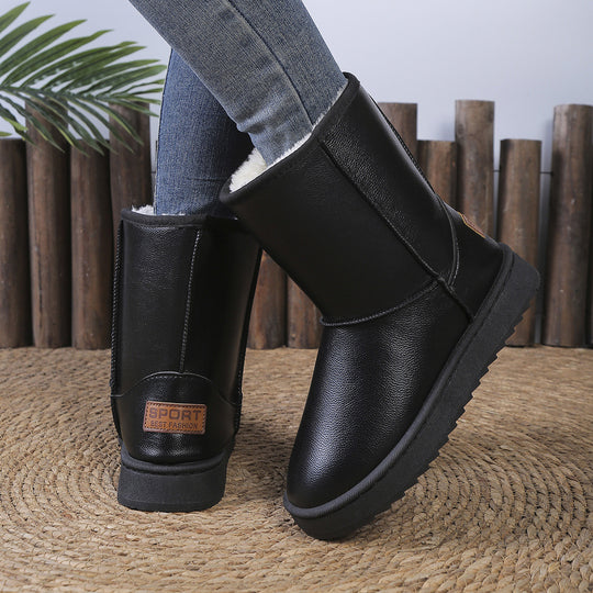 Damen kuschelige Winterboots mit warmem Innenfutter EB
