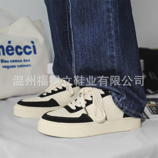 Damen Bequeme Leder Sneaker EB