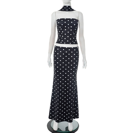 Damen Maxikleid mit figurformendem Stoff und eleganten Leopardenmuster EB