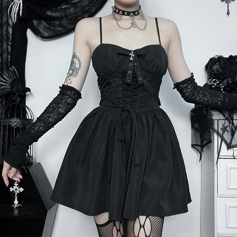 Damen figurbetonte Bluse mit Rüschendetails und Schnürung EB